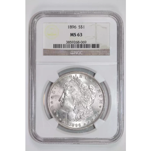 1896 MORGAN DOLLAR NGC MS63 (2)