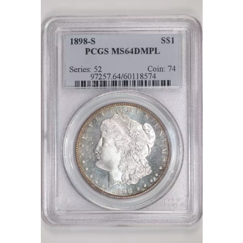 1898-S $1, DMPL