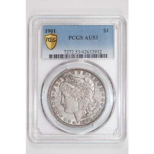 1901 MORGAN DOLLAR PCGS AU53 (2)