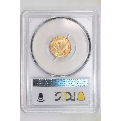 1907 $2.5 GOLD LIBERTY QUARTER EAGLE PCGS MS67 (3)