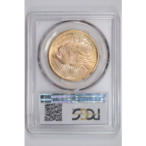 1907 $20 GOLD SAINT GAUDENS DOUBLE EAGLE PCGS MS62 (2)