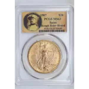 1907 $20 Saint-Gaudens