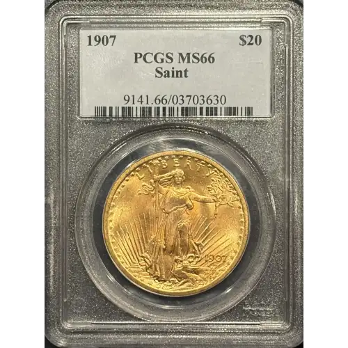 1907 $20 Saint-Gaudens