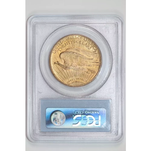 1911 $20 GOLD SAINT GAUDENS DOUBLE EAGLE PCGS MS63 (2)