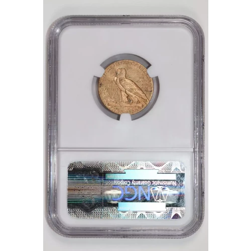 1911-S $5 GOLD INDIAN HALF EAGLE NGC MS61