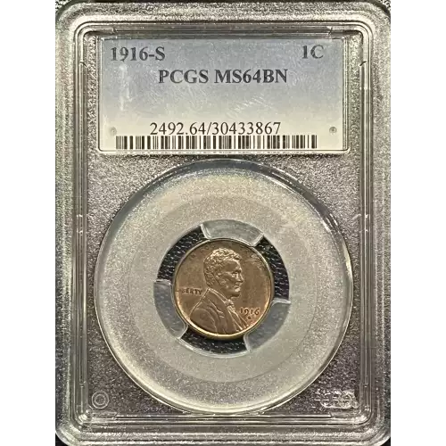 1916-S 1C, BN