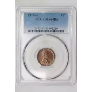 1916-S 1C, RB