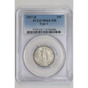 1917-D 25C Type 1, FH