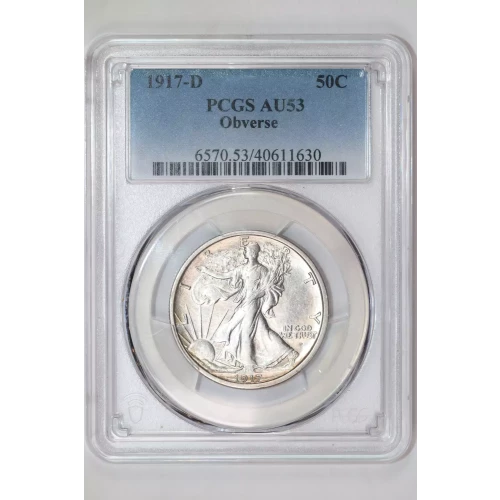 1917-D 50C Obverse