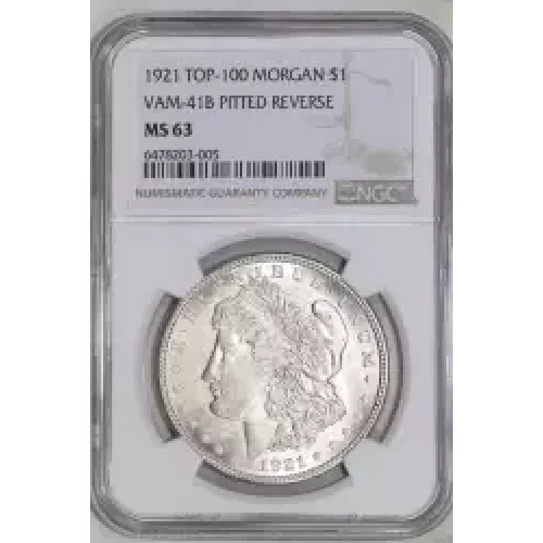 1921 TOP-100 VAM-41B PITTED REVERSE 