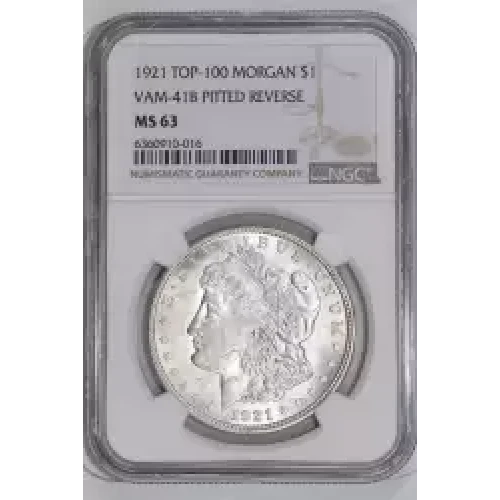 1921 TOP-100 VAM-41B PITTED REVERSE 