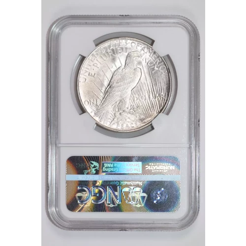 1922-D PEACE DOLLAR NGC MS62 KENNEDY COLLECTION (2)