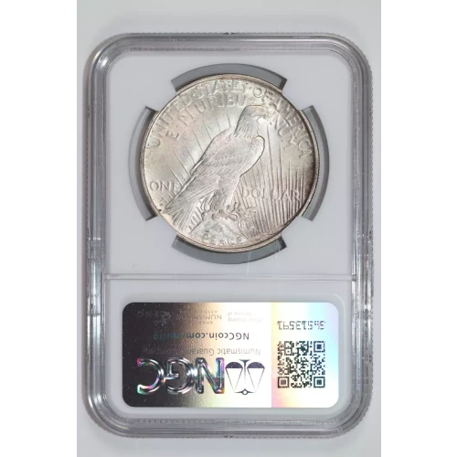 1922-D PEACE DOLLAR NGC MS63 (2)