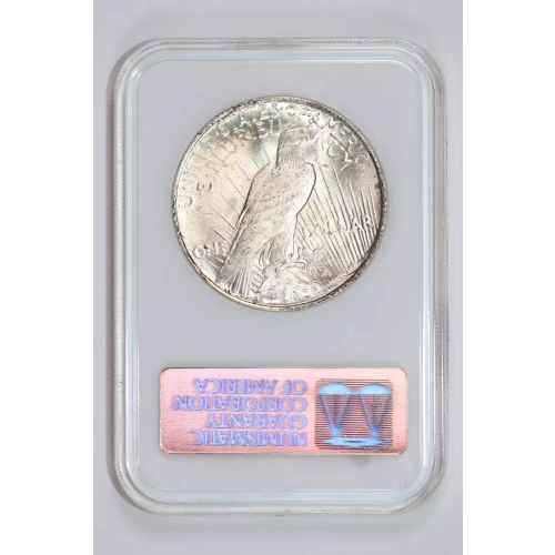 1922 PEACE DOLLAR NGC MS64 OLD FATTY HOLDER! LOOKS NICER! (2)