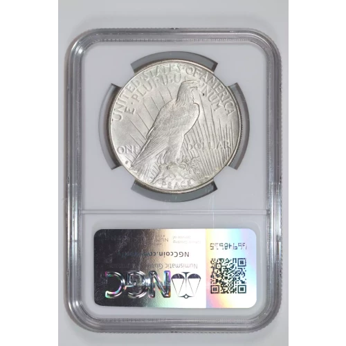 1922-S PEACE DOLLAR NGC MS63