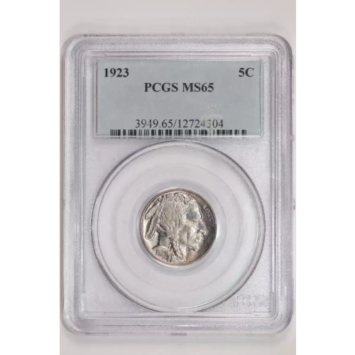 1923 BUFFALO NICKEL PCGS MS65