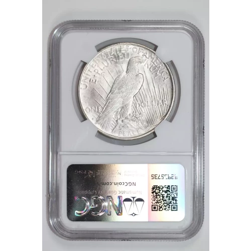 1923-D PEACE DOLLAR NGC MS62 (2)