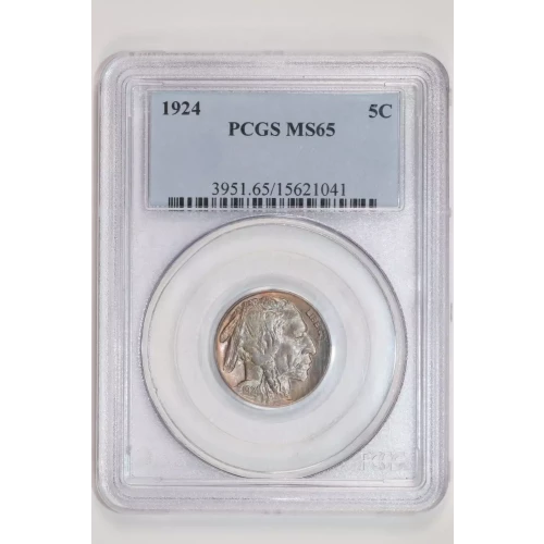 1924 BUFFALO NICKEL PCGS MS65