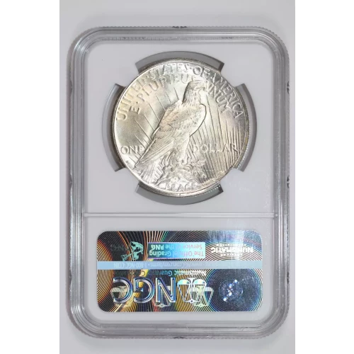 1924-S PEACE DOLLAR NGC MS62 KENNEDY COLLECTION (2)