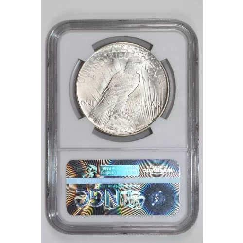 1925 PEACE DOLLAR NGC MS62 KENNEDY COLLECTION (2)