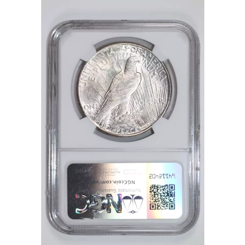 1925-S PEACE DOLLAR NGC MS62 (2)