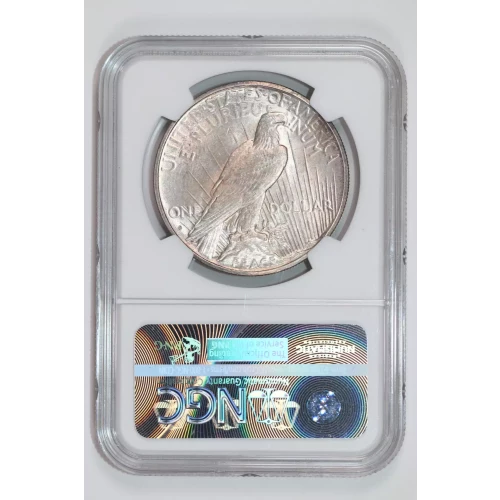 1925-S PEACE DOLLAR NGC MS62 KENNEDY COLLECTION (2)