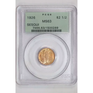 1926 $2.50 Sesquicentennial