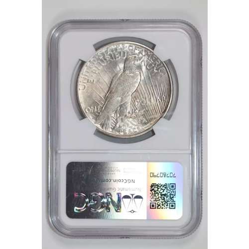 1926-D PEACE DOLLAR NGC AU58 (2)