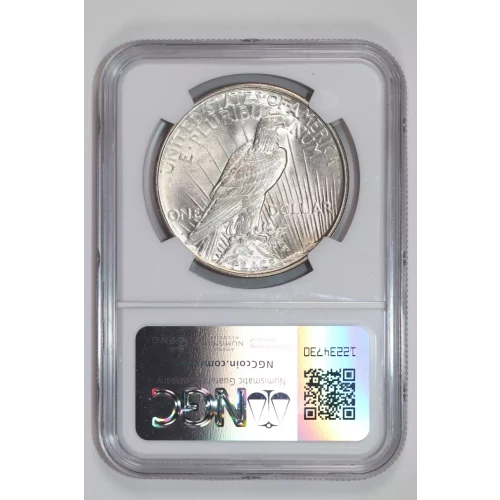 1926-D PEACE DOLLAR NGC AU58 (2)