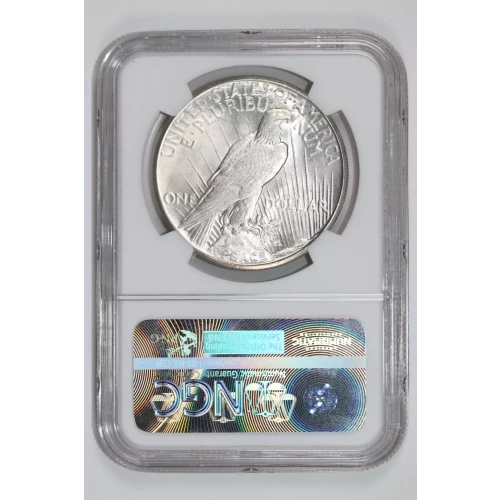 1926 PEACE DOLLAR NGC MS62 KENNEDY COLLECTION (2)