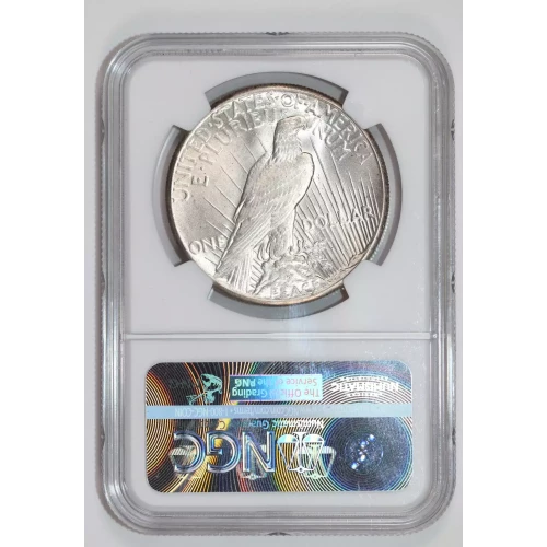 1928 PEACE DOLLAR NGC MS62 KENNEDY COLLECTION (2)