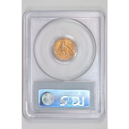 1929 $2.5 GOLD INDIAN QUARTER EAGLE PCGS MS64 CAC - VERY PQ! (2)