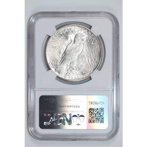 1934-D PEACE DOLLAR NGC AU58 (2)