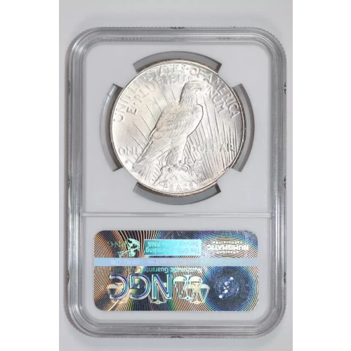 1934-S PEACE DOLLAR NGC MS62 KENNEDY COLLECTION (2)