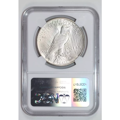 1935 PEACE DOLLAR NGC AU58 (2)