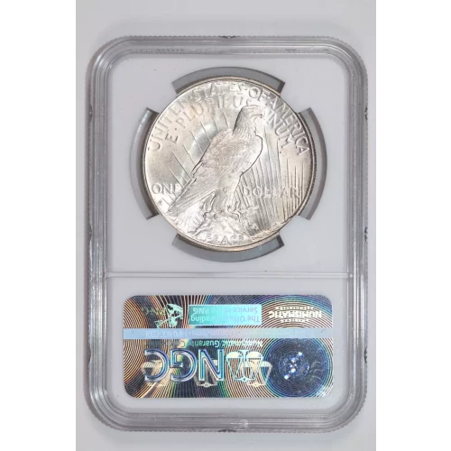 1935-S PEACE DOLLAR NGC MS62 KENNEDY COLLECTION (2)