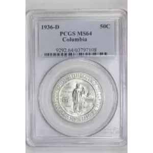 1936-D 50C Columbia