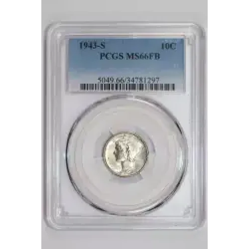 1943-S 10C, FB