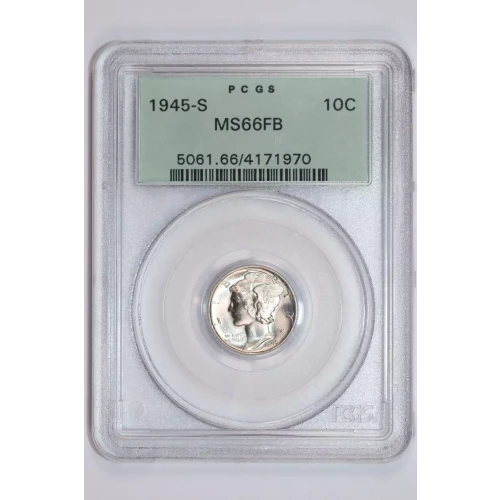 1945-S 10C, FB