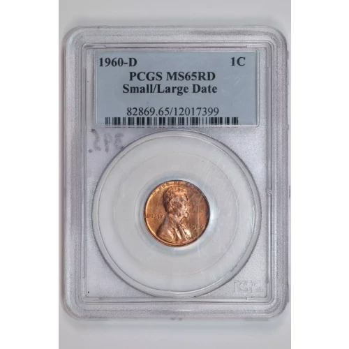 1960-D/D 1C Small/Large Date, RD