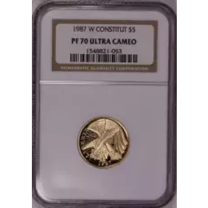 1987 CONSTITUTION BICENTENNIAL ULTRA CAMEO