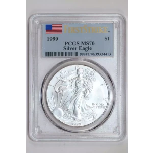 1999 $1 Silver Eagle First Strike