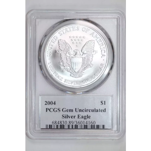 2004 $1 Silver Eagle Mercanti Flag Signature (2)
