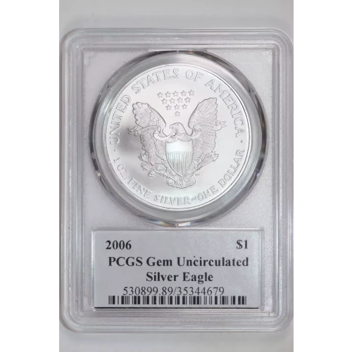 2006 $1 Silver Eagle Mercanti Signature (2)