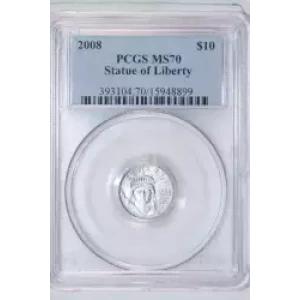 2008 $10 Statue of Liberty