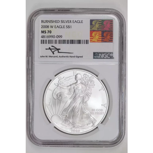 2008 W BURNISHED SILVER EAGLE 