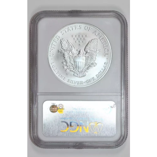 2008 W BURNISHED SILVER EAGLE REV OF 07 EARLY RELEASES (2)