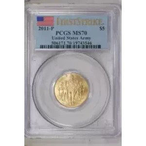 2011-P $5 United States Army First Strike