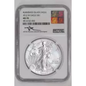2012 W BURNISHED SILVER EAGLE 