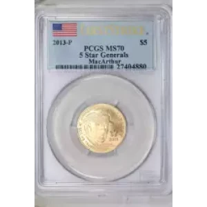 2013-P $5 5 Star Generals MacArthur - First Strike